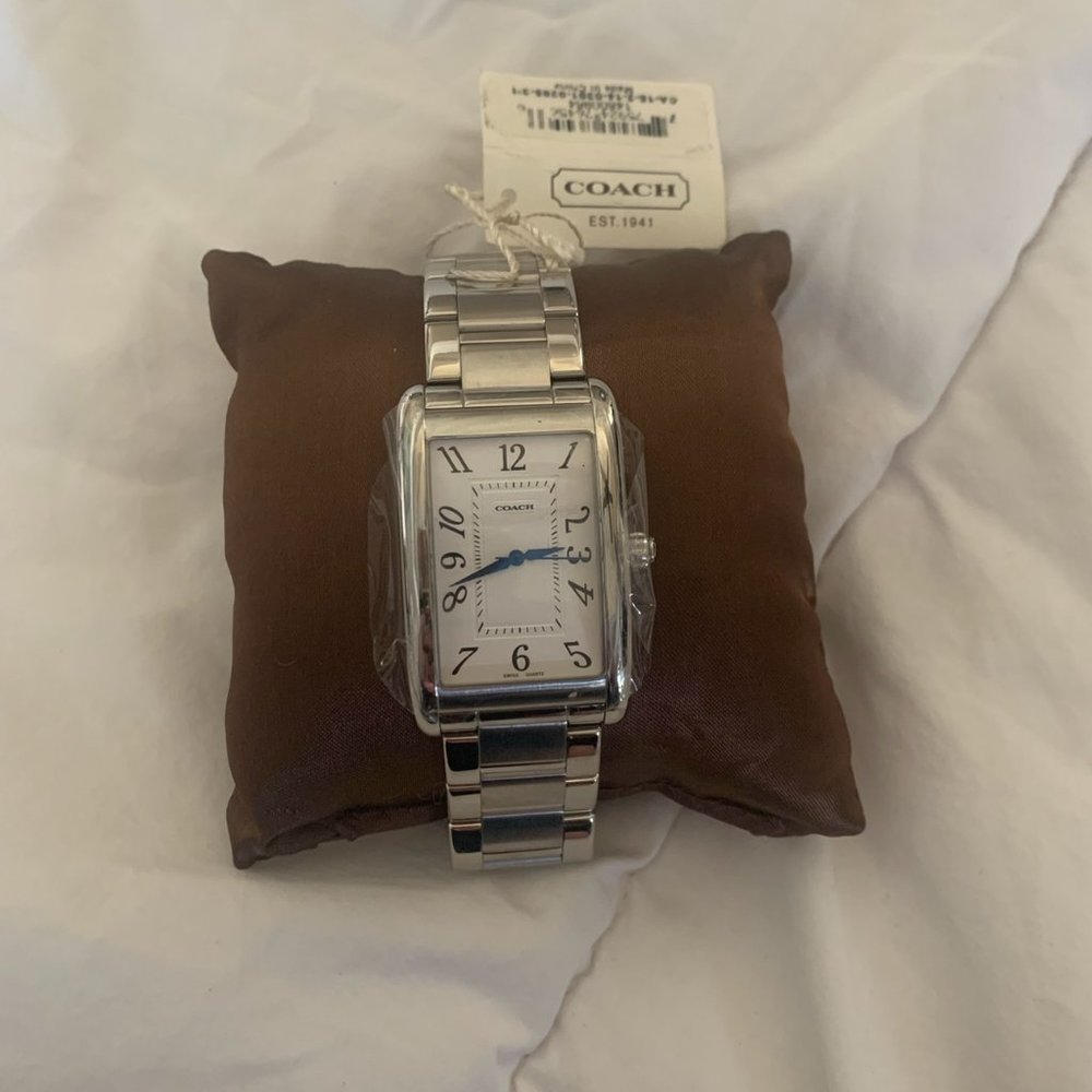 Silver Coach Mens Watch